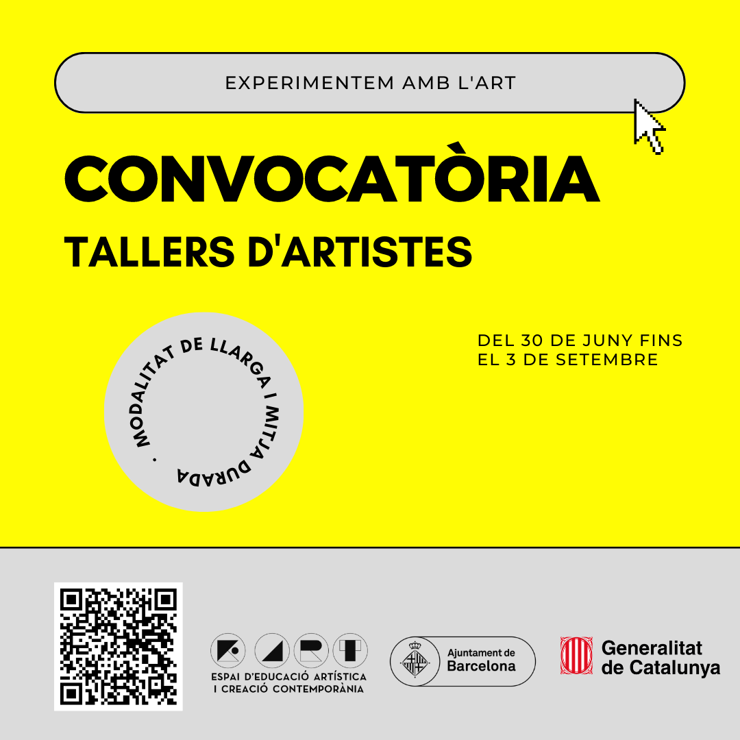 Convocatòria Oberta Tallers d’Artistes 2023-2024